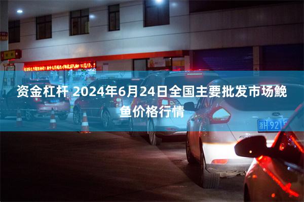 资金杠杆 2024年6月24日全国主要批发市场鮸鱼价格行情