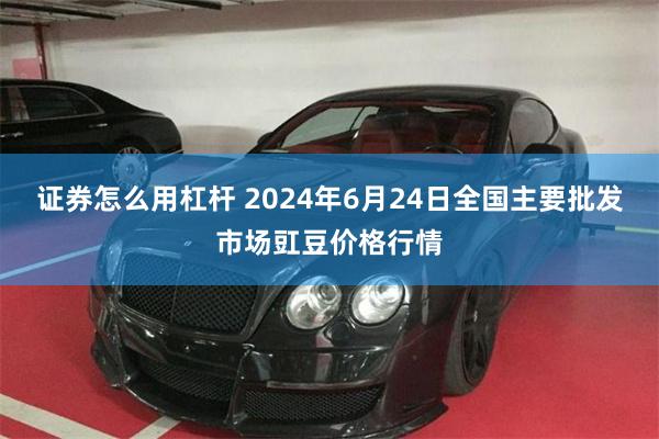 证券怎么用杠杆 2024年6月24日全国主要批发市场豇豆价格行情