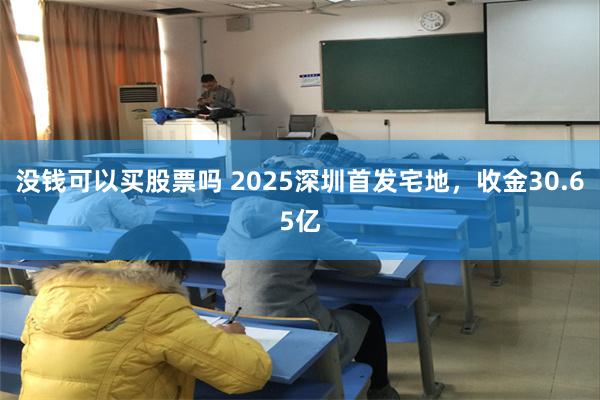 没钱可以买股票吗 2025深圳首发宅地，收金30.65亿