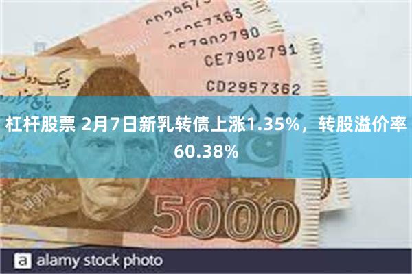 杠杆股票 2月7日新乳转债上涨1.35%，转股溢价率60.38%